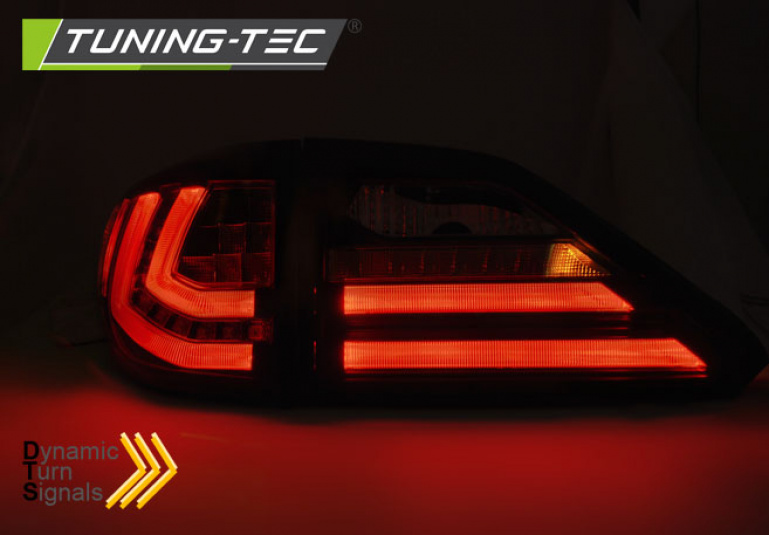 LED Lightbar Design Rückleuchten für Lexus RX III 350 09-12 schwarz/rauch mit dyn. Blinker